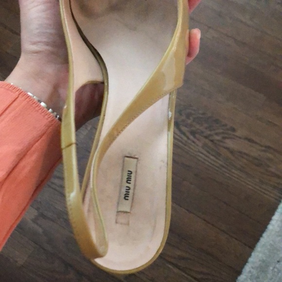 Miu miu size 40 gorgeous wedge. Extra protective front sole added. Worn. - Picture 2 of 6